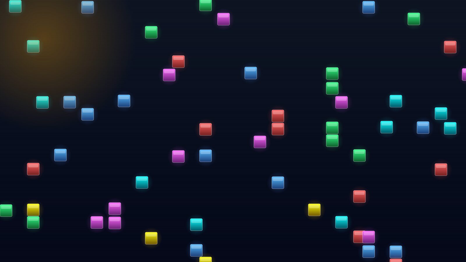 Falling block cascade wallpaper